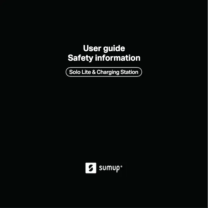 Página 1 del manual Manual de usuario SumUp Solo