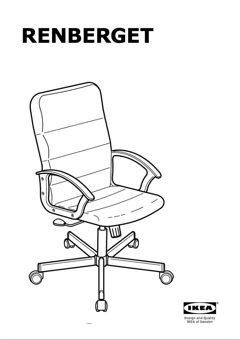 Image de la première page du manuel de l'appareil RENBERGET