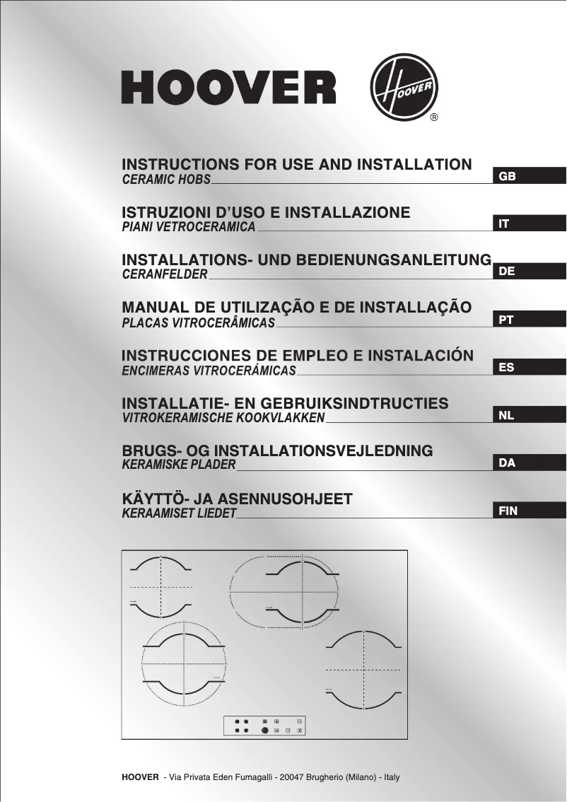 Image de la première page du manuel de l'appareil HVH750X