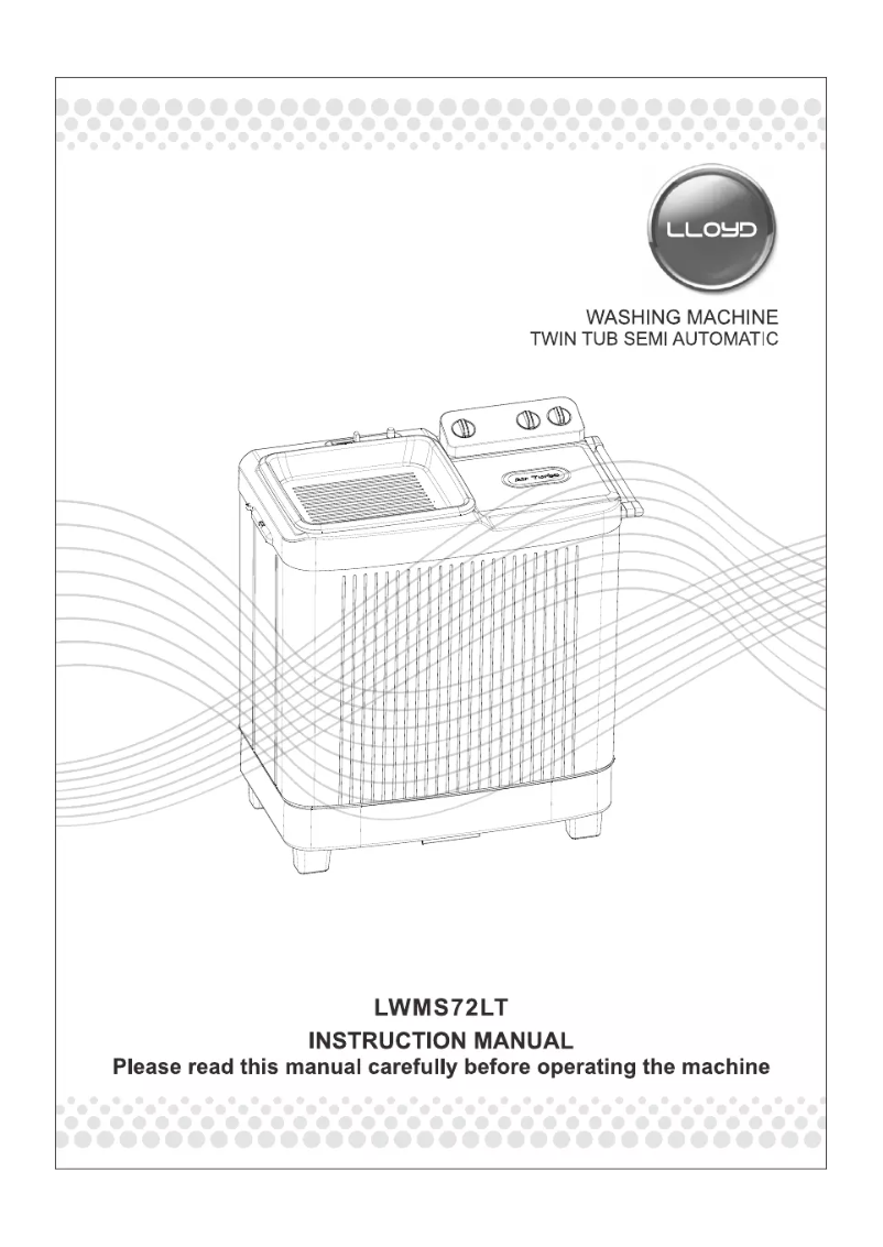 Image de la première page du manuel de l'appareil LWMS72LT