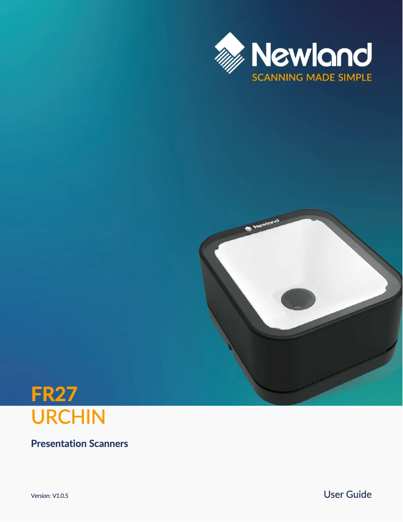 Imagen de la primera página del manual del dispositivo FR27 Urchin