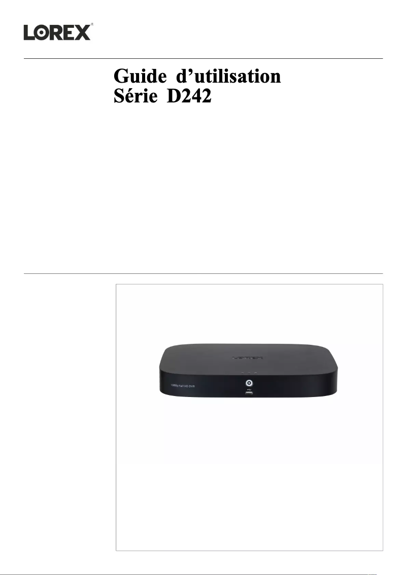 Página 1 del manual Manual de usuario Lorex LBV2531U-C2B