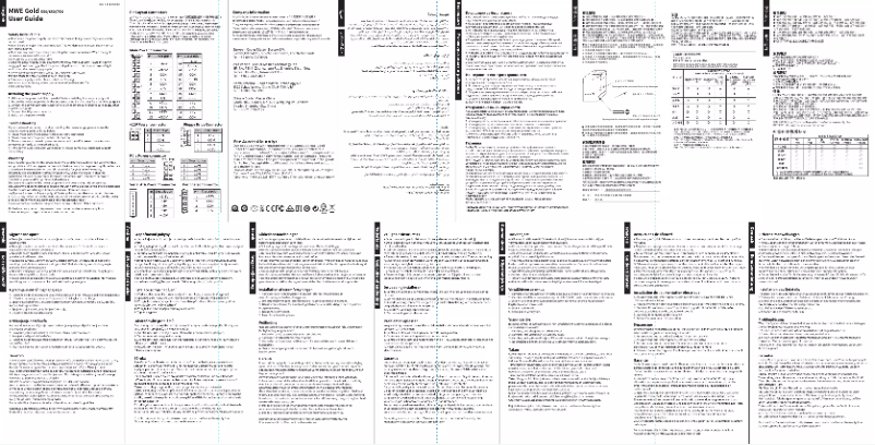 Image de la première page du manuel de l'appareil MWE Gold 650 Full Modular