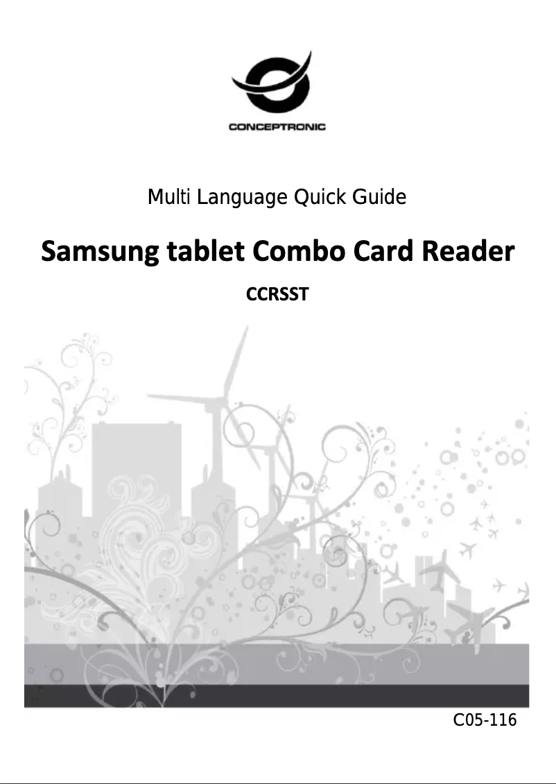 Page 1 de la notice Manuel utilisateur Conceptronic CCRSST