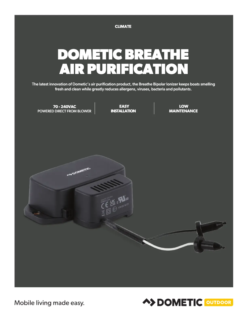 Page n°1 - Fiche technique Dometic Breathe 4500