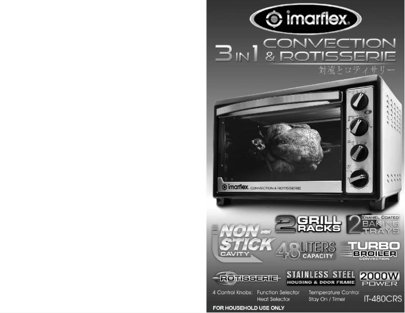 Image de la première page du manuel de l'appareil IT-480CRS