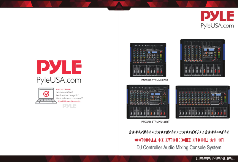 Page n°1 - Manuel utilisateur Pyle PMXU67BT
