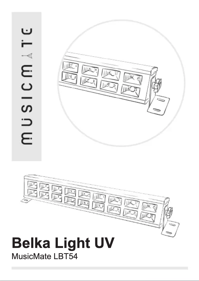 Page 1 de la notice Manuel utilisateur Musicmate LBT54
