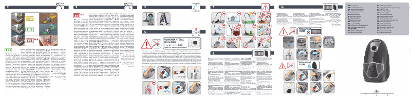 Image de la première page du manuel de l'appareil Silence Force Allergy Plus RO6881