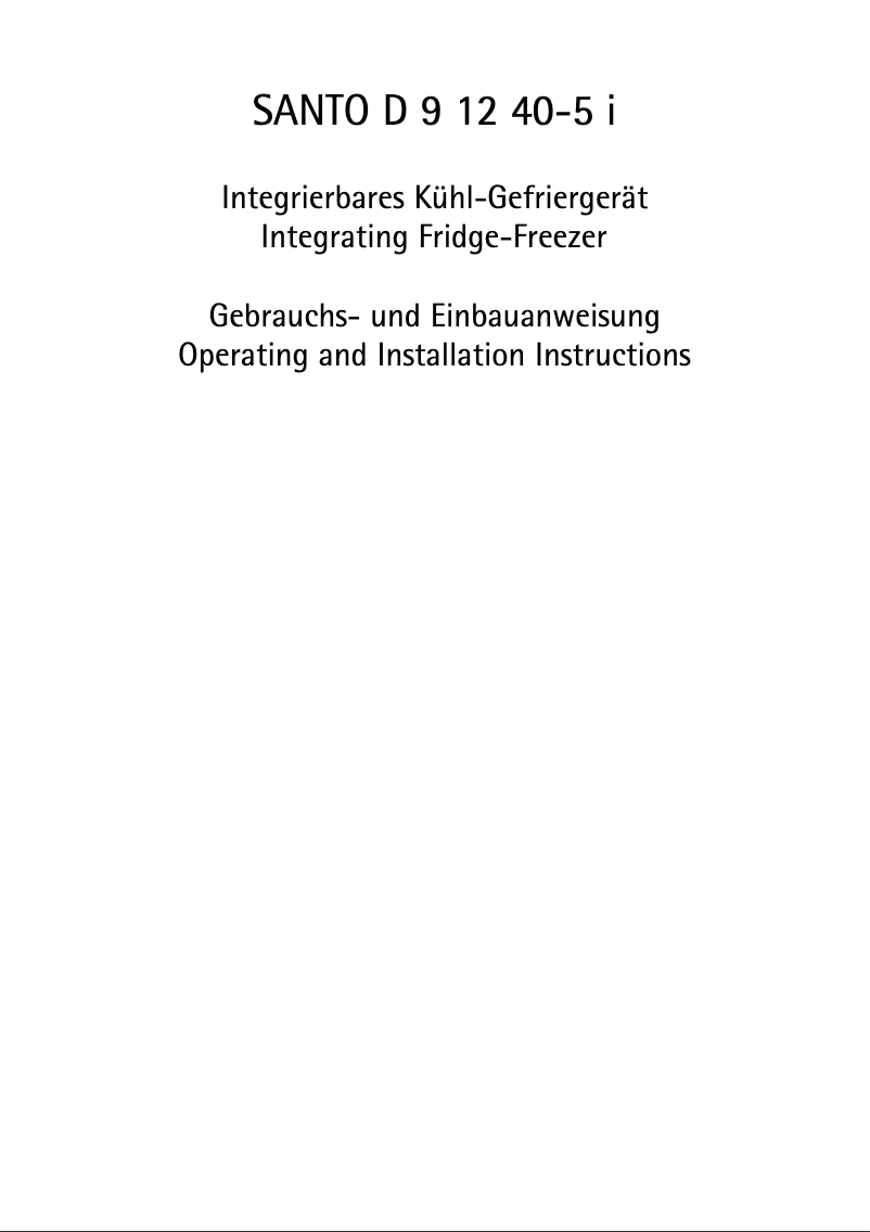 Página 1 del manual Manual de usuario AEG SD91240-5I