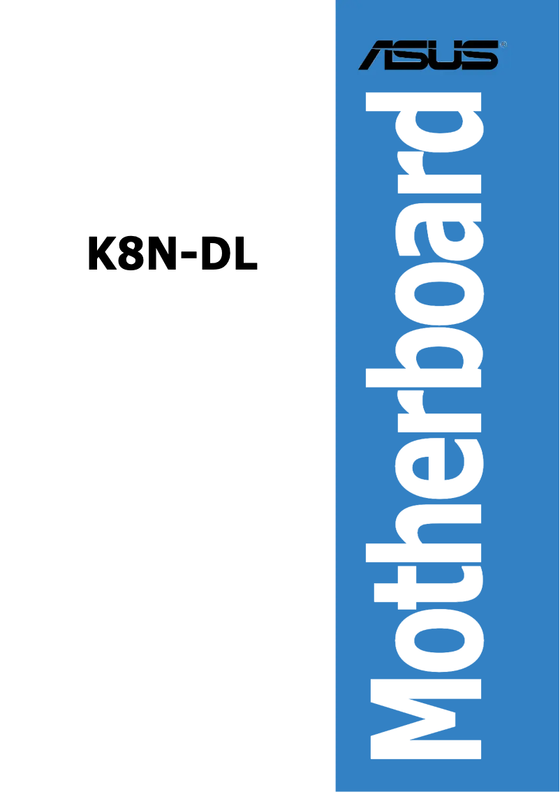 Page 1 de la notice Manuel utilisateur Asus K8N-DL