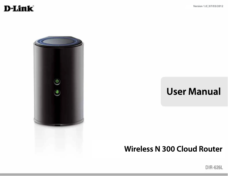 Image de la première page du manuel de l'appareil Cloud Router N300+