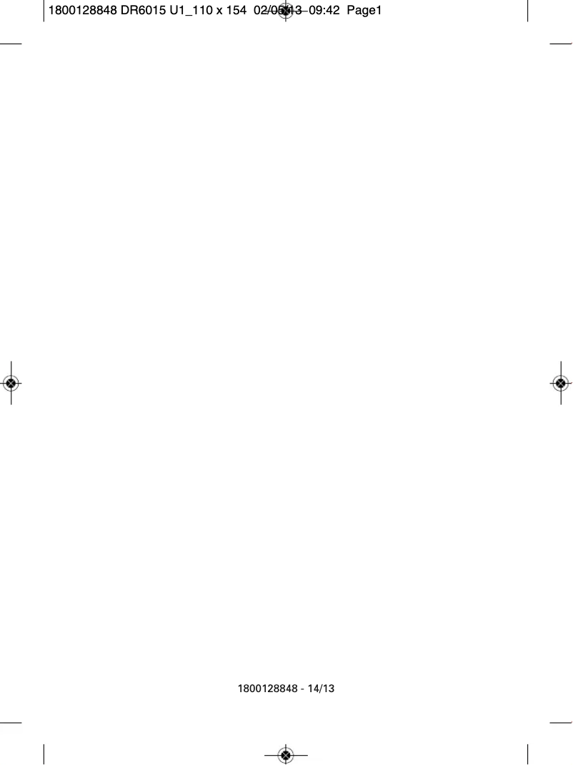 Page 1 de la notice Manuel utilisateur Rowenta Ultra Steam DR6015