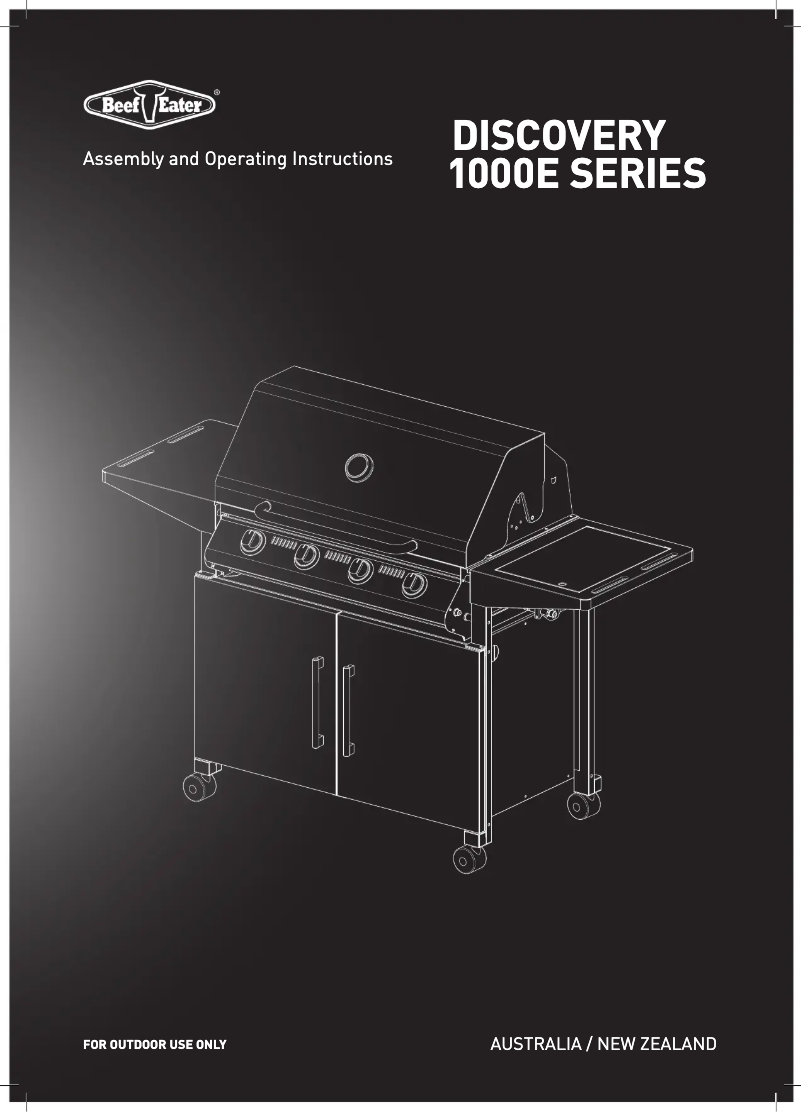 Page n°1 - Manuel utilisateur BeefEater BDMG520BA