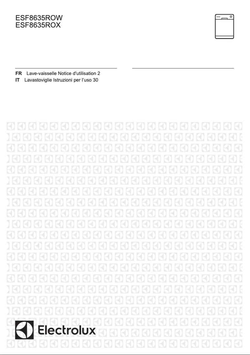 Page n°1 - Manuel utilisateur Electrolux ESF8635ROX