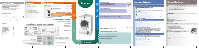 Page 1 de la notice Manuel utilisateur Siemens WT36V302