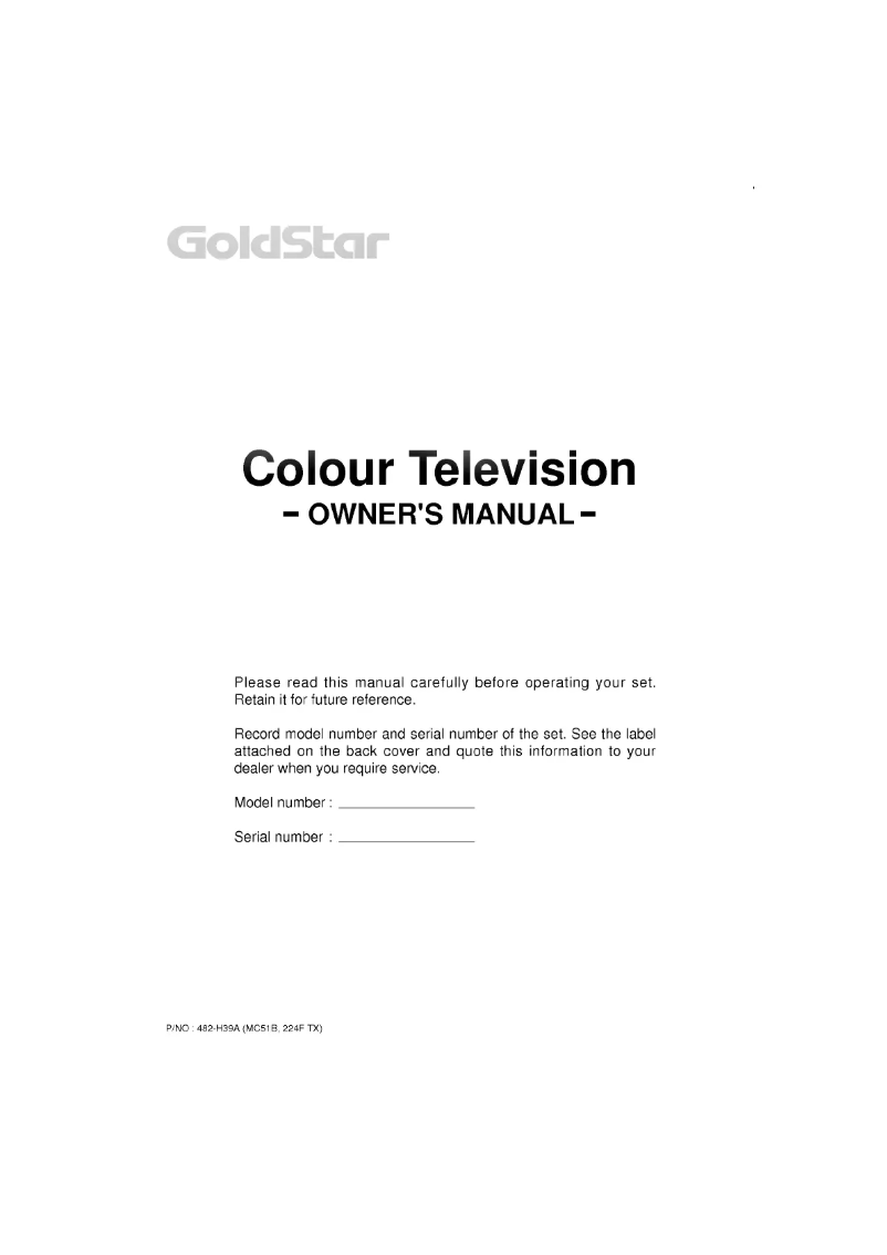 Image de la première page du manuel de l'appareil CF-29C76