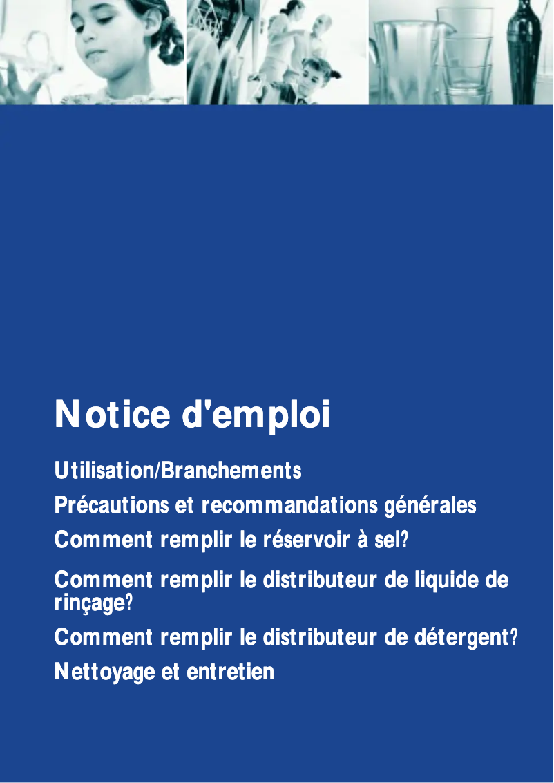 Page 1 de la notice Manuel utilisateur Bauknecht GSF 5454 TW-WS