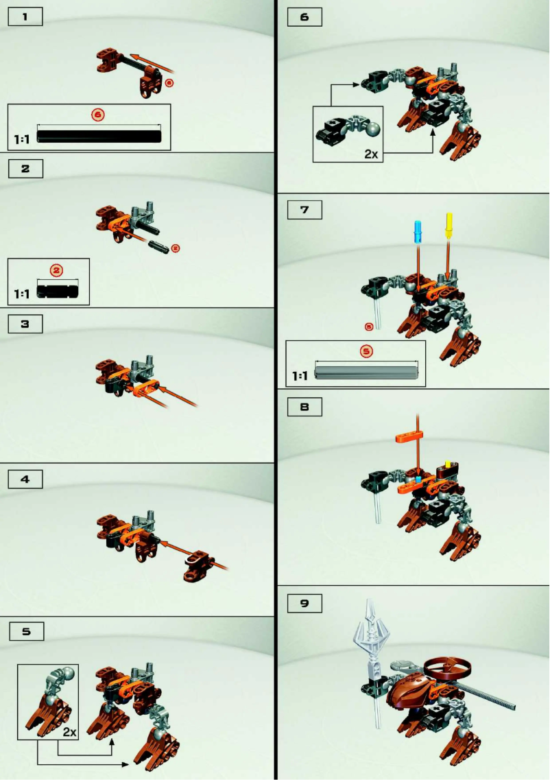 Página 1 del manual Manual de usuario Lego Rahaga Pouks