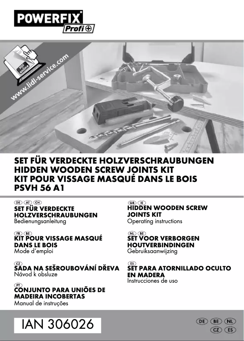 Página 1 del manual Manual de usuario Powerfix PSVH 56 A1