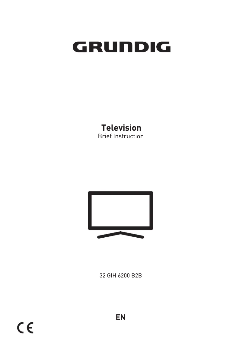 Page 1 de la notice Manuel utilisateur Grundig 32 GIH 6200 B2B