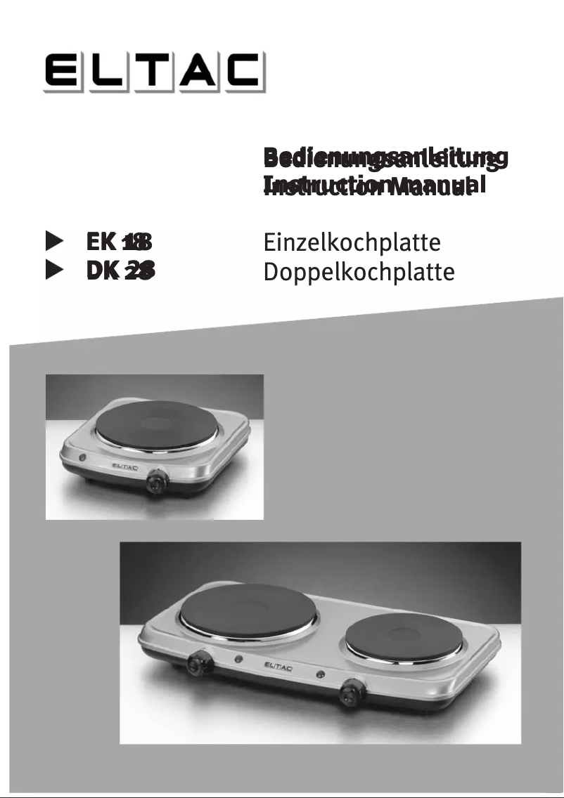 Image de la première page du manuel de l'appareil DK 28