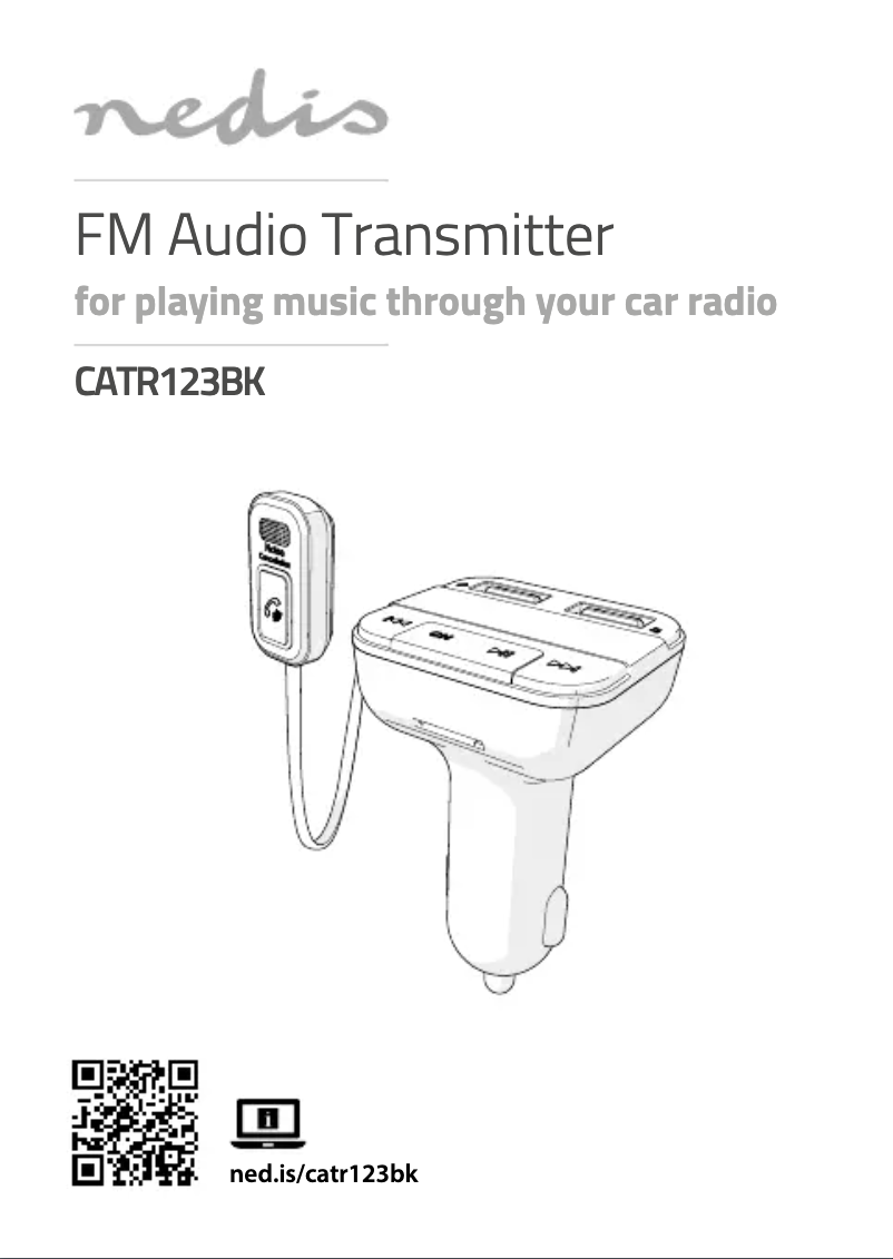Page n°1 - Manuel utilisateur Nedis CATR123BK