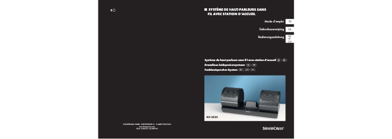 Image de la première page du manuel de l'appareil KH 2525