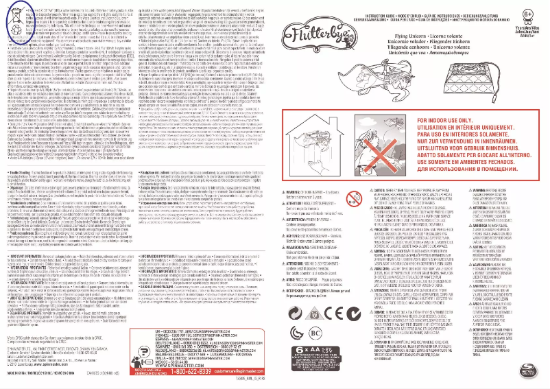 Page 1 de la notice Manuel utilisateur Spin Master Flying Unicorn