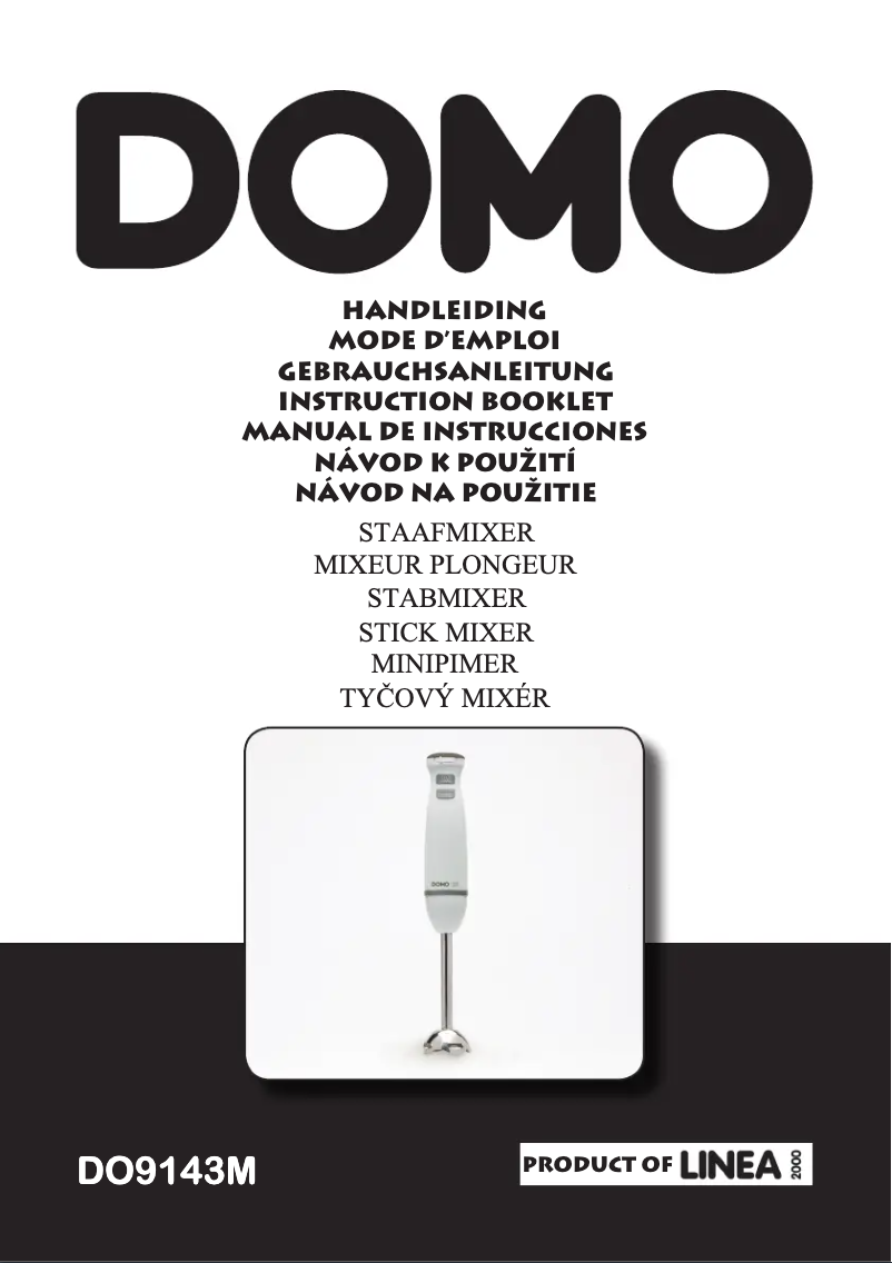Page n°1 - Manuel utilisateur Domo DO9143M