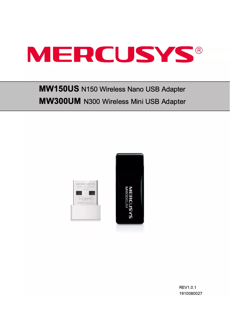 Page n°1 - Mode d'emploi Mercusys MW150US