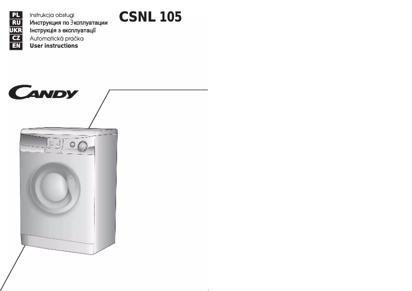 Page 1 de la notice Manuel utilisateur Candy CSNL105