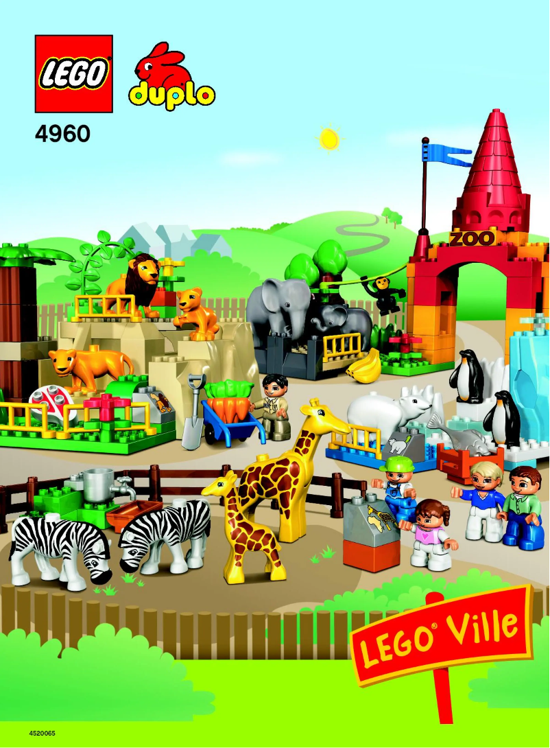 Page 1 de la notice Manuel utilisateur Lego Duplo 4960