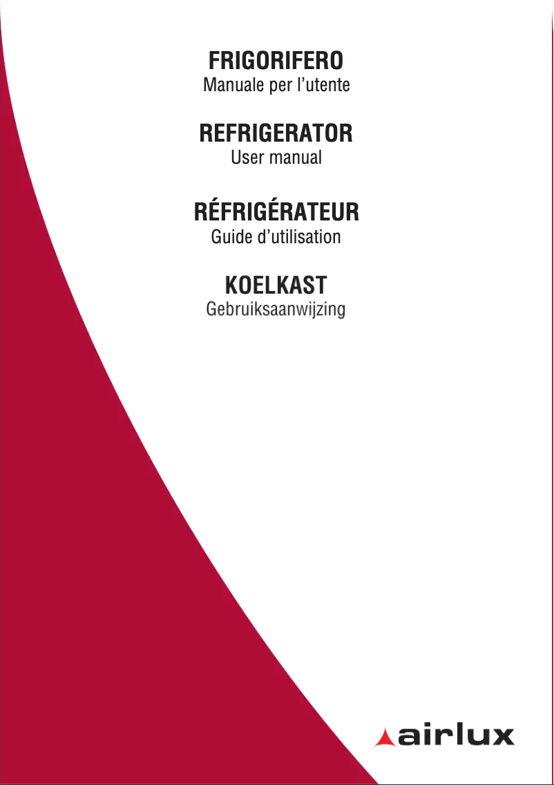 Page 1 de la notice Manuel utilisateur Airlux ARITU122