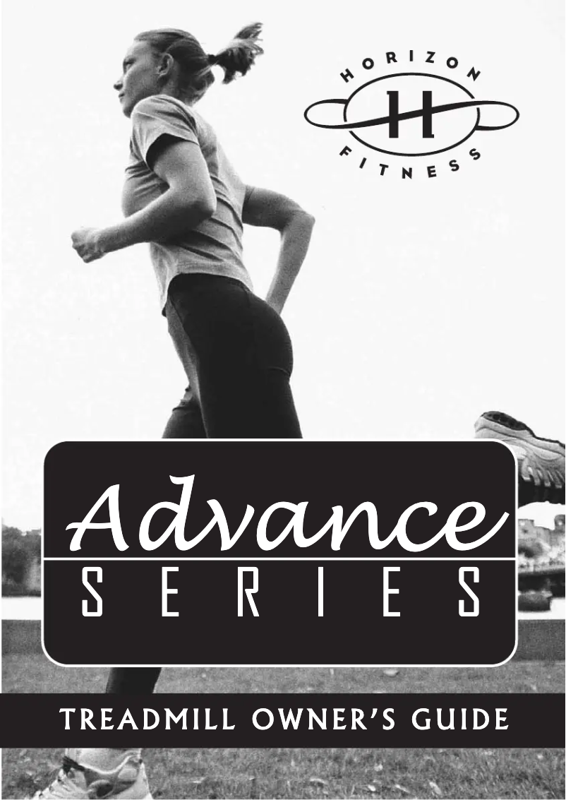 Página 1 del manual Manual de usuario Horizon Fitness Advance 300 (2004)