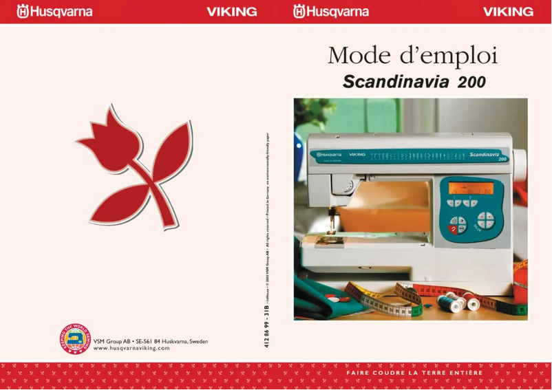 Image de la première page du manuel de l'appareil Scandinavia 200