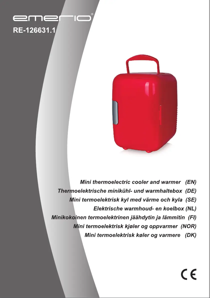 Page n°1 - Manuel utilisateur Emerio RE-126631