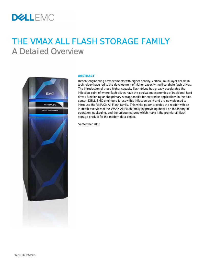 Page n°1 - Manuel utilisateur EMC VMAX 850FX