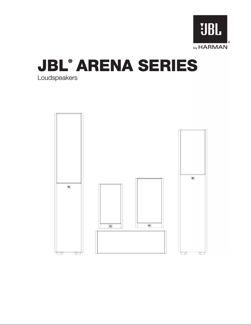 Page 1 de la notice Manuel utilisateur JBL Arena