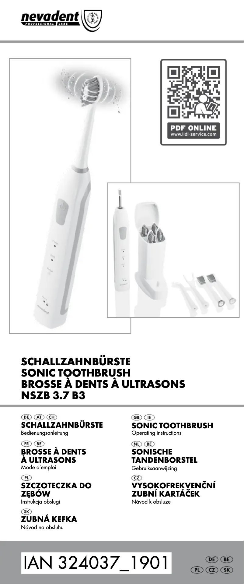 Página 1 del manual Manual de usuario Nevadent NSZB 3.7 B3
