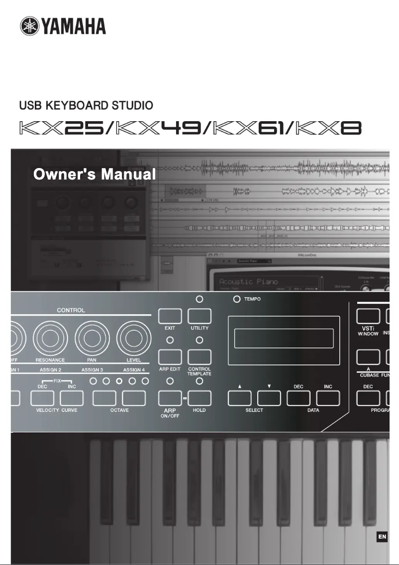 Page n°1 - Manuel utilisateur Yamaha KX49