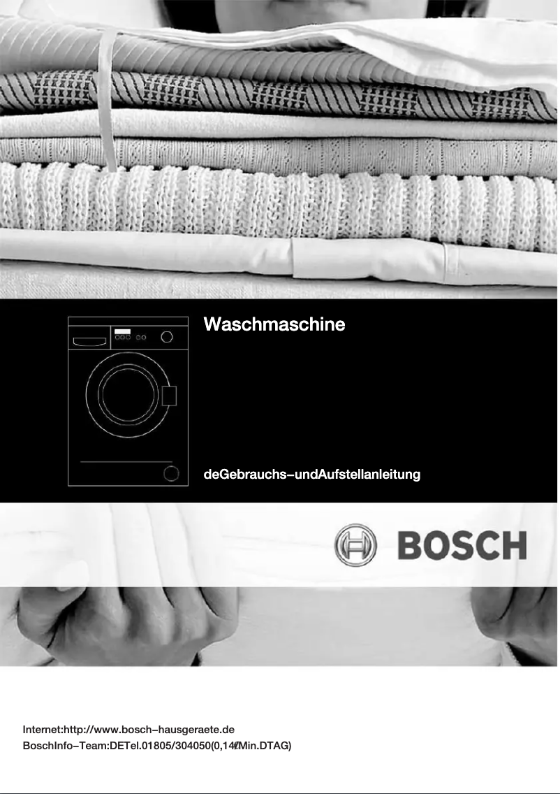 Page n°1 - Manuel utilisateur Bosch WAA24222