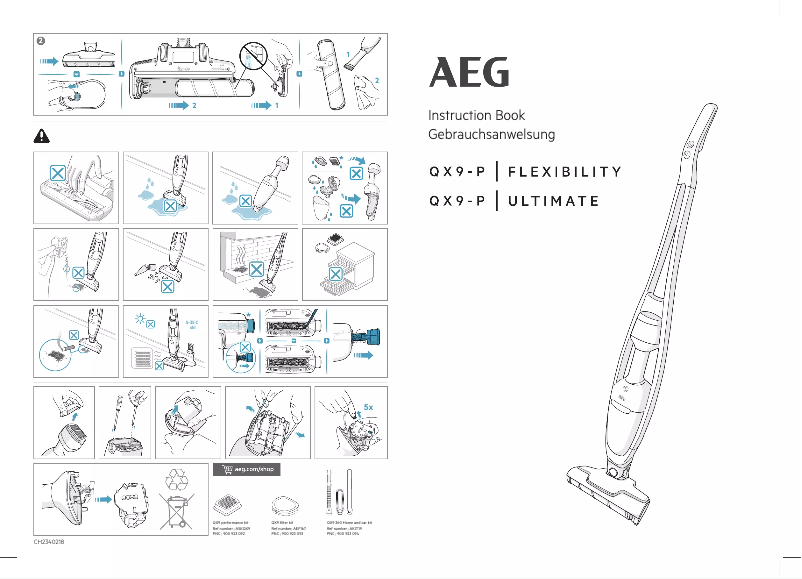 Page n°1 - Manuel utilisateur AEG QX9-1-ULTS