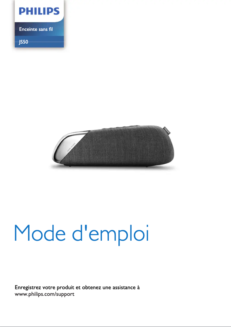 Page 1 de la notice Manuel utilisateur Philips Georg Jensen TAJS50