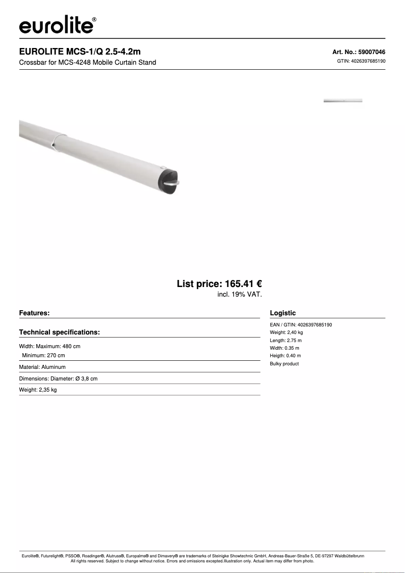 Image de la première page du manuel de l'appareil MCS-1