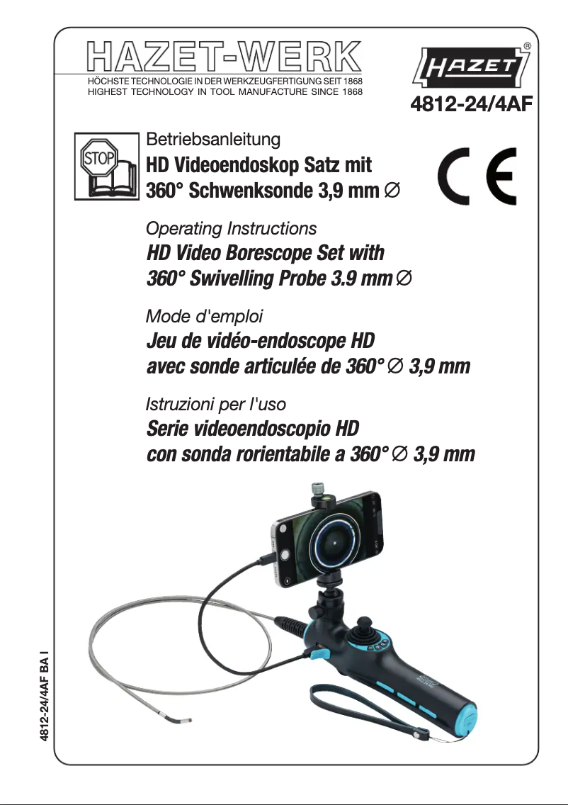 Page n°1 - Manuel utilisateur Hazet 4812-24/4AF