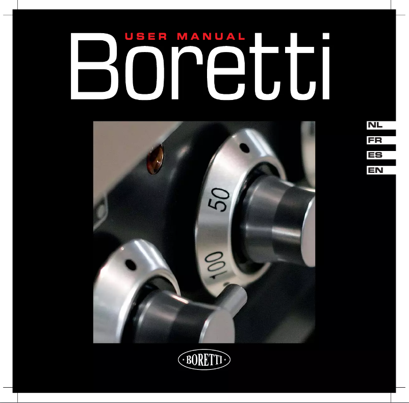 Page 1 de la notice Manuel utilisateur Boretti VFPNO 120