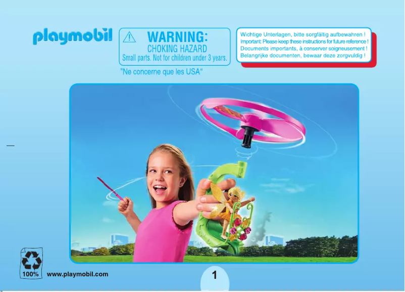 Page n°1 - Manuel utilisateur Playmobil 70056