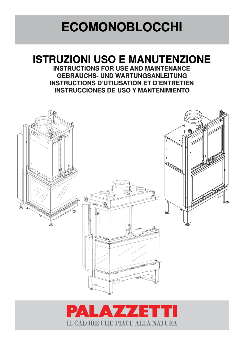 Page n°1 - Manuel utilisateur Palazzetti Ecomonoblocco EM16:9 3D