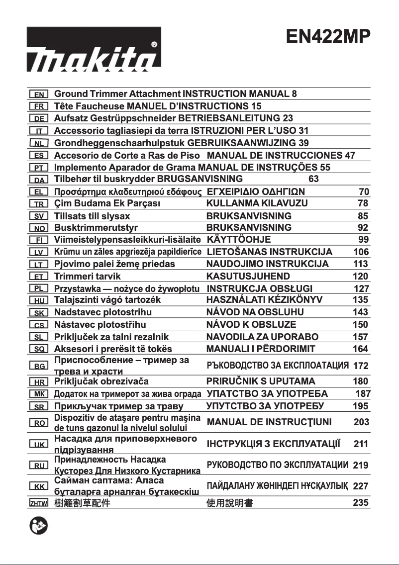 Image de la première page du manuel de l'appareil EN422MP